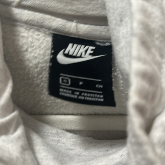 Heather gray Nike cowl neck Sweatshirt - Picture 2 of 2